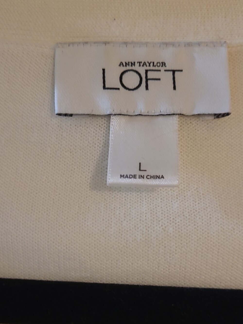 LOFT Ivory Ruffle-Front Button Cardigan - Picture 2 of 7